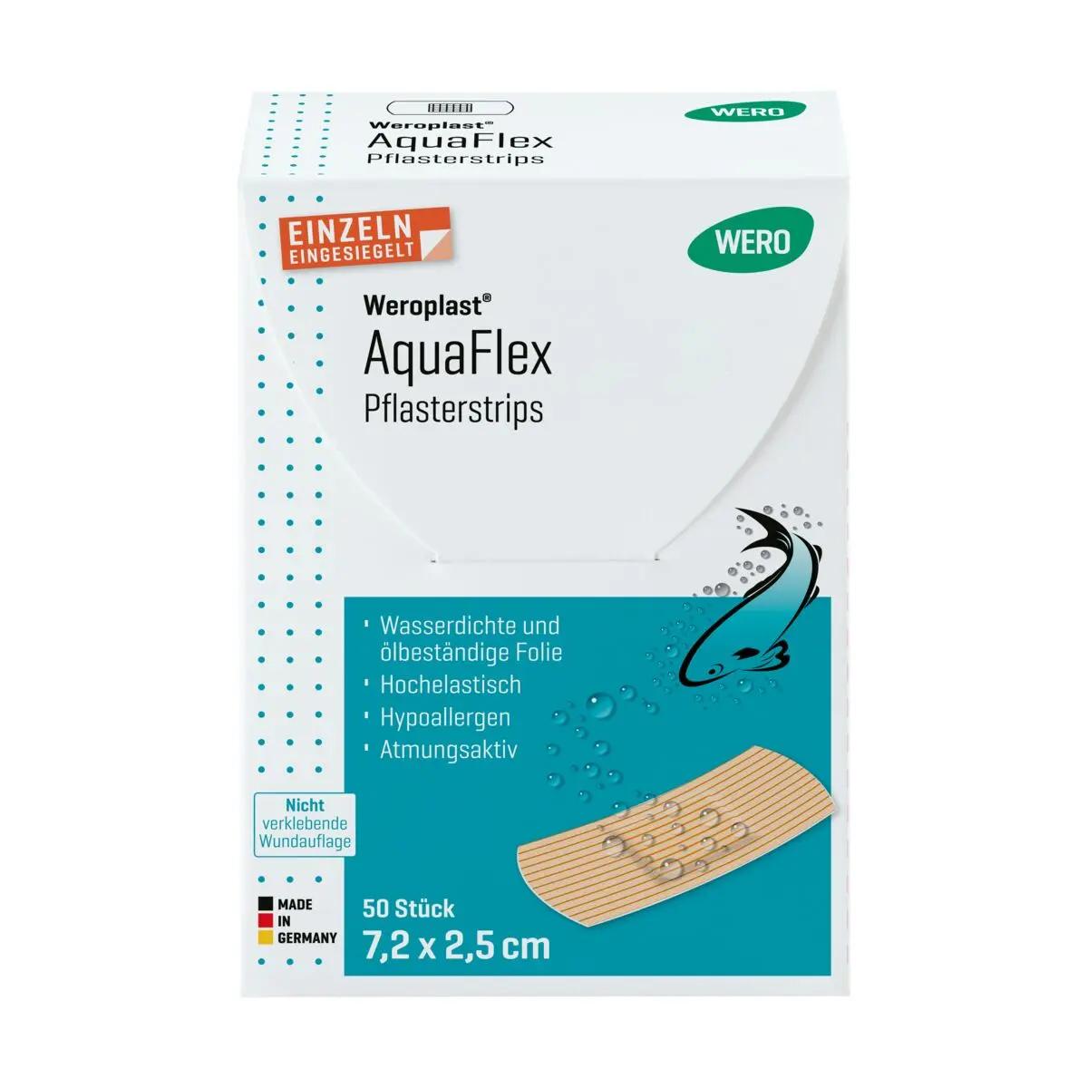 Pflasterstrips Weroplast® AquaFlex - 2,5 cm, 7,2 cm