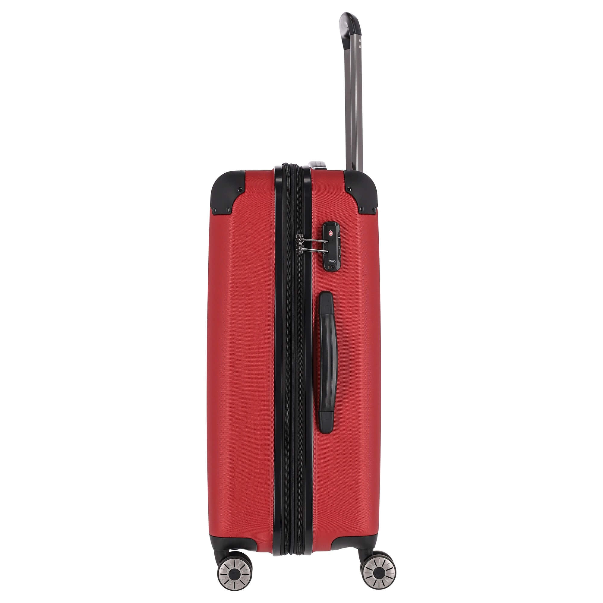 Travelite City - 4-Rollen-Trolley erw. M 68 cm (rot)