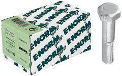 Sechskantschraube DIN 931 M10x 50 8.8 zn E-NORMpro 100 Stück