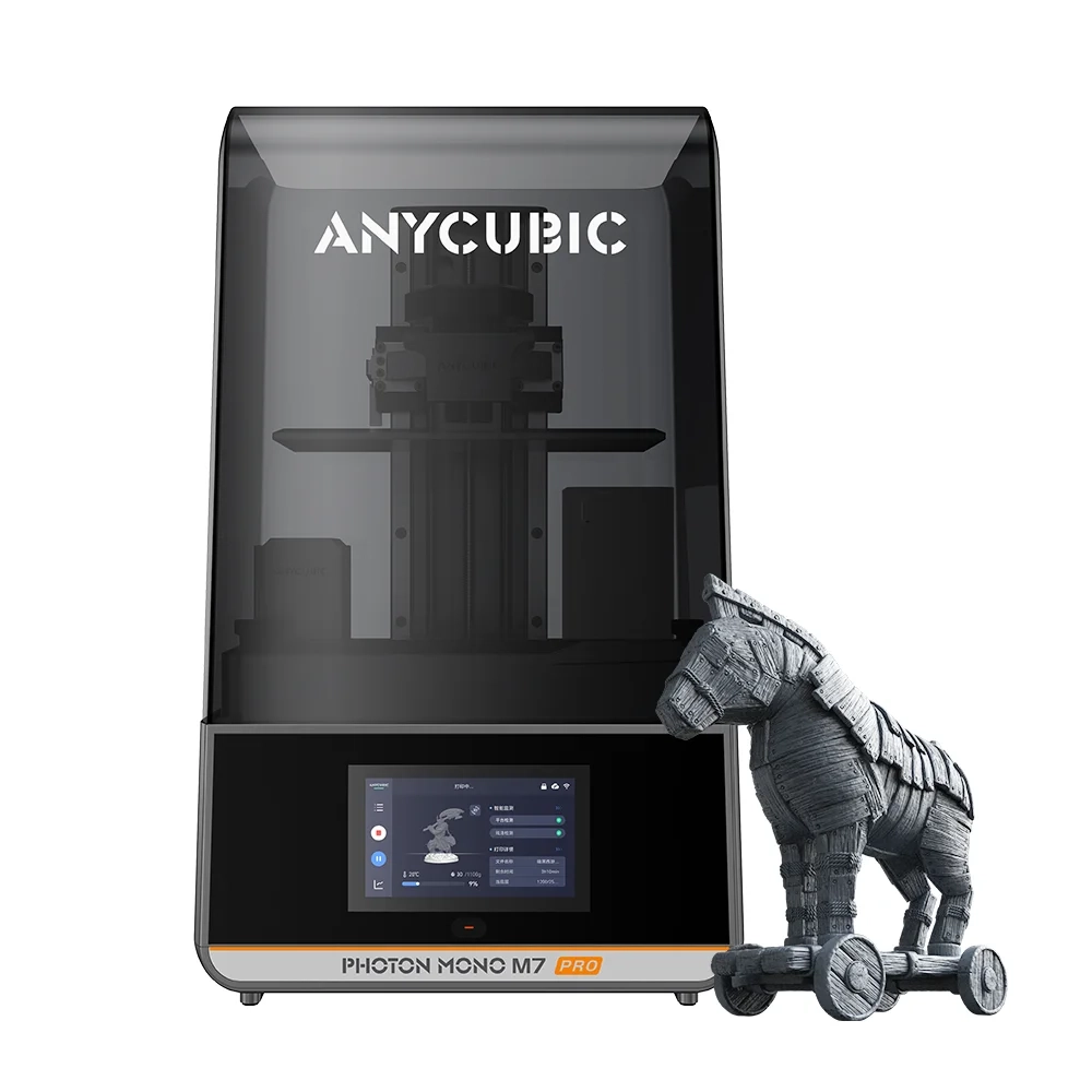 ANYCUBIC Photon Mono M7 Pro AE Version 14k Mono MSla 3D-Drucker 10.1 ''LCD-Harz 3D-Drucker Geschwindigkeit bis zu 170 mm/h Druck größe 223*126*230mm