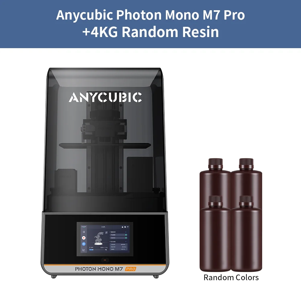 ANYCUBIC Photon Mono M7 Pro AE Version 14k Mono MSla 3D-Drucker 10.1 ''LCD-Harz 3D-Drucker Geschwindigkeit bis zu 170 mm/h Druck größe 223*126*230mm