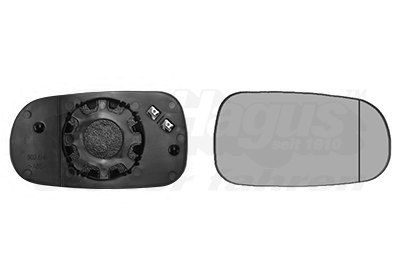 VAN WEZEL Außenspiegelglas * HAGUS * 4730838 Spiegelglas,Spiegelglas, Außenspiegel SAAB,9-3 (YS3F),9-3 Kombi (YS3F),9-5 Kombi (YS3E)