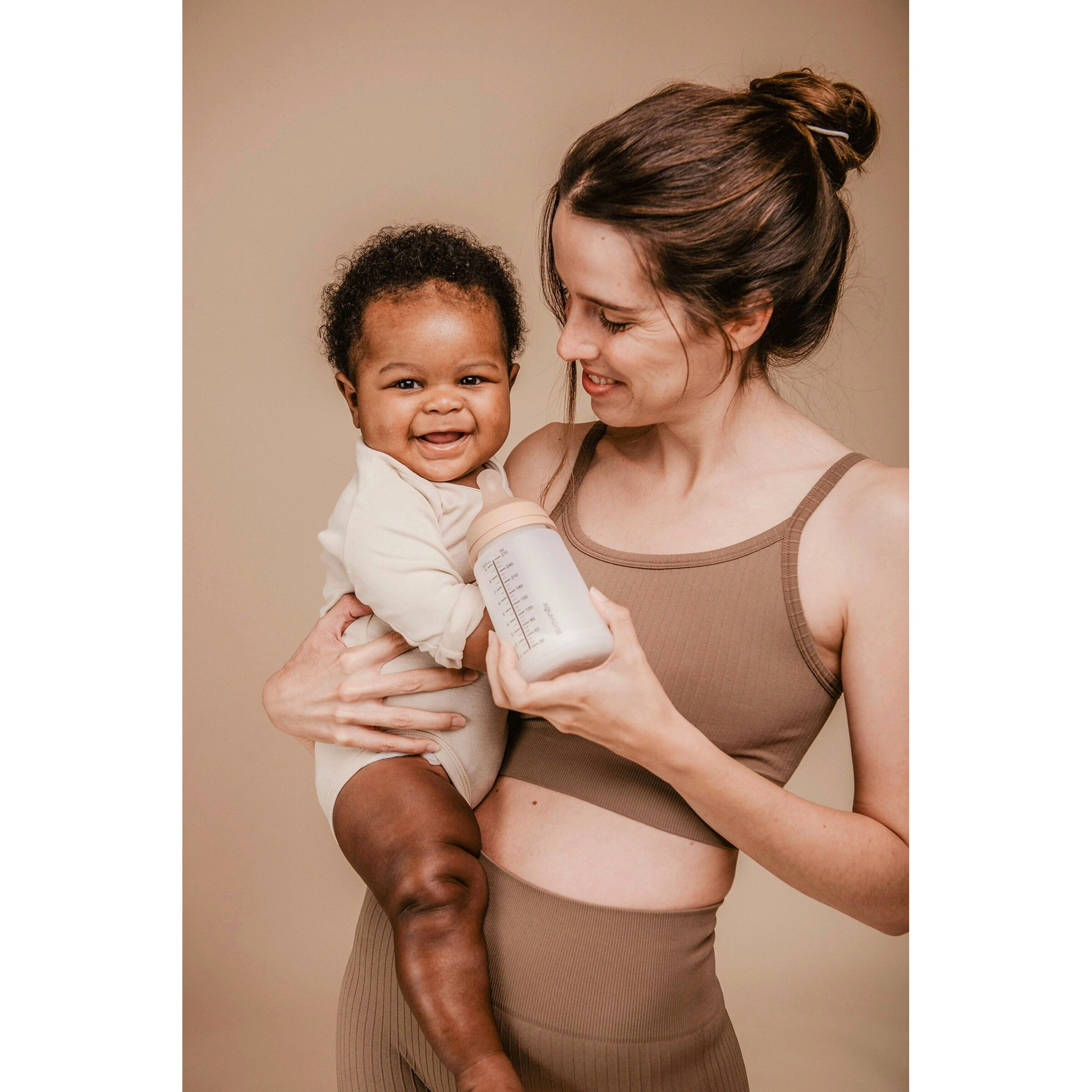 Suavinex Babyflasche Zero.Zero, Anti-Kolik, 270 ml, ab 3M