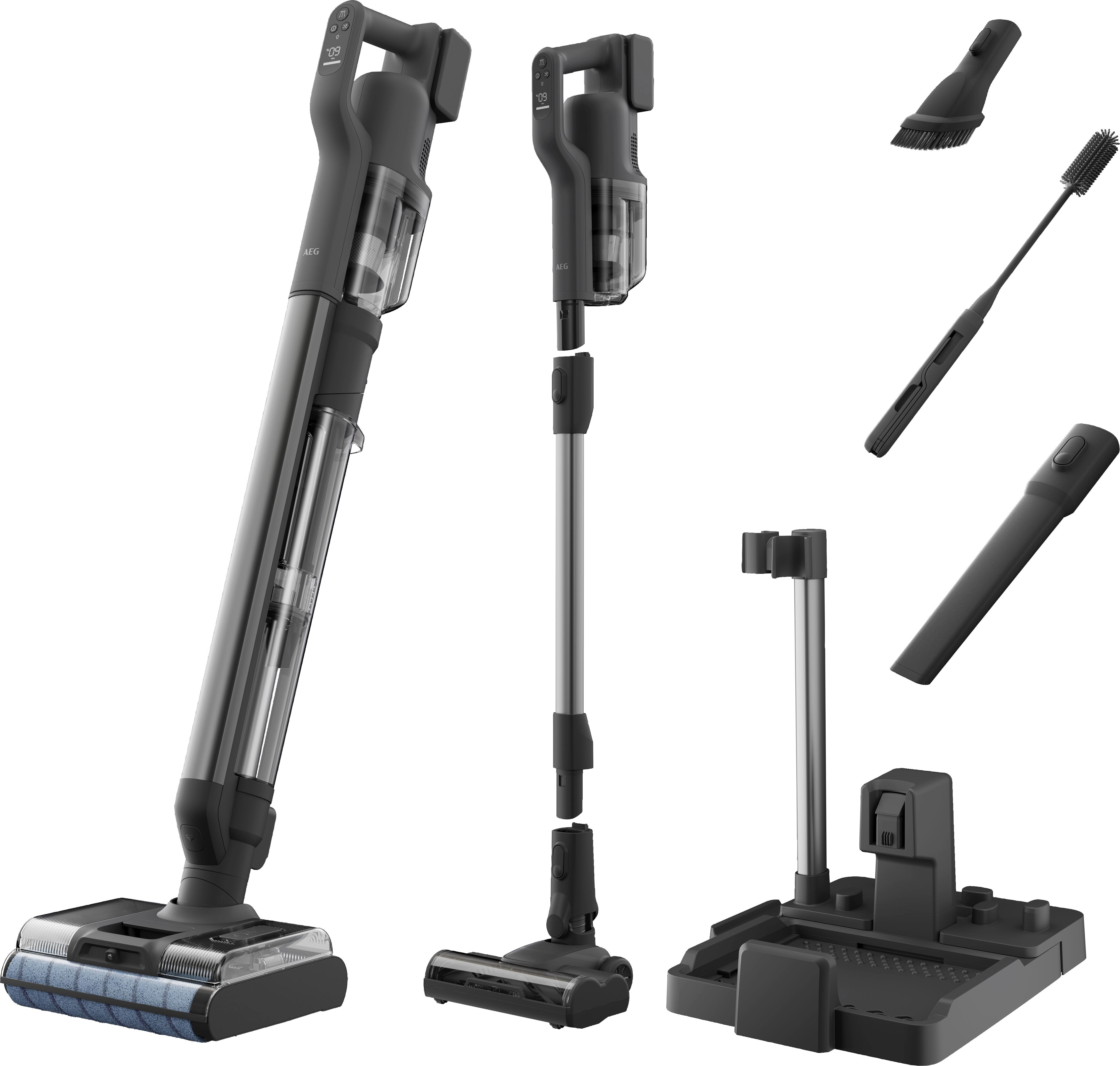 AEG 8000 3-in1 Wet&Dry Akku-Staubsauger / Akku-Laufzeit: bis zu 35 Min. / Farbe: Dark Grey AW82U2DG