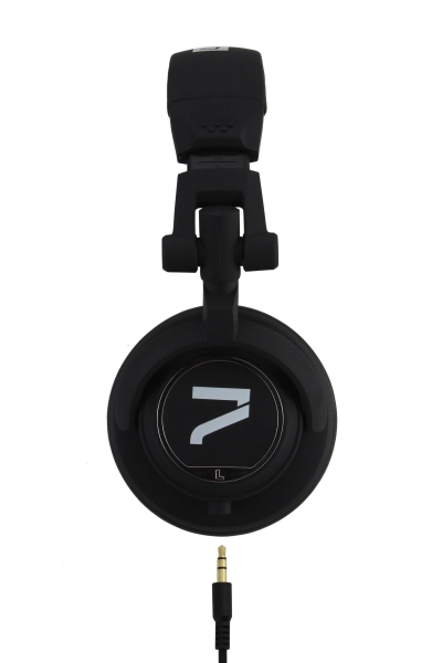 7even Headphone black Phone-Talk / Dj, Hifi, Sport Kopfhörer, dreh-klappbar, ...