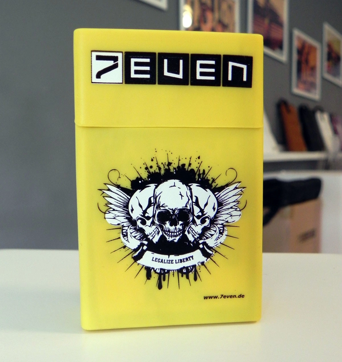 Zigaretten Silikonhülle Skull Legalize Liberty B-Ware