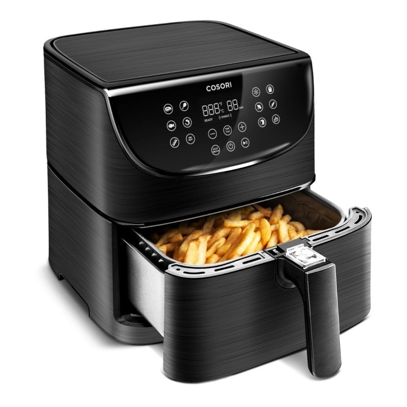 Cosori Smart Chef Edition Heißluftfritteuse, 5,5 l, Schwarz
