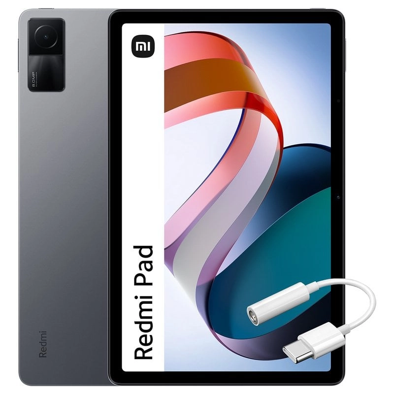 Xiaomi Redmi Pad 4/128GB Graphitgrau + USB-C auf Klinkenkabel