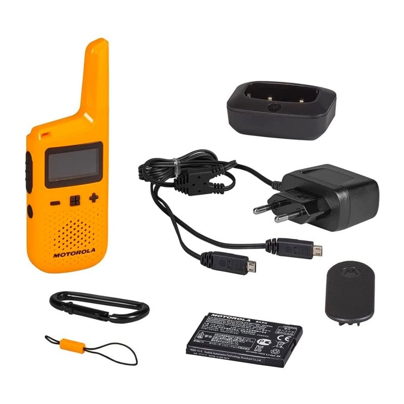 Motorola Talkabout T72 Pack 2 Walkie Talkie 8Km Gelb