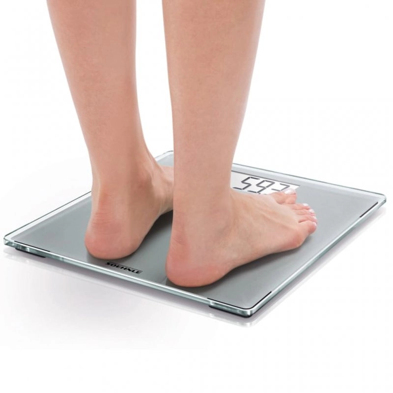 Soehnle Sense Compact 300 Quadratisch Silber Elektronische Personenwaage