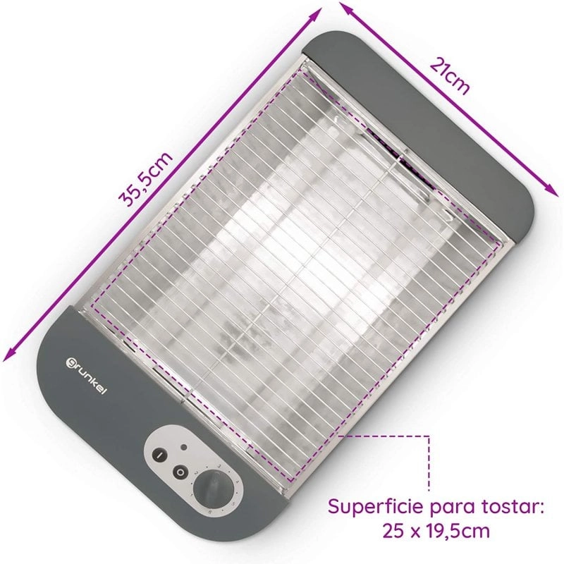 Grunkel TSP-G2 Flachtoaster 600 W