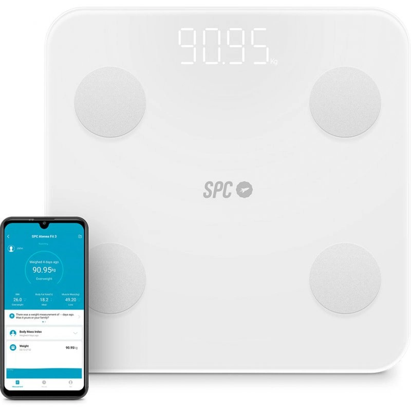 SPC Atenea Fit 3 Weiße Bluetooth-Smart-Waage