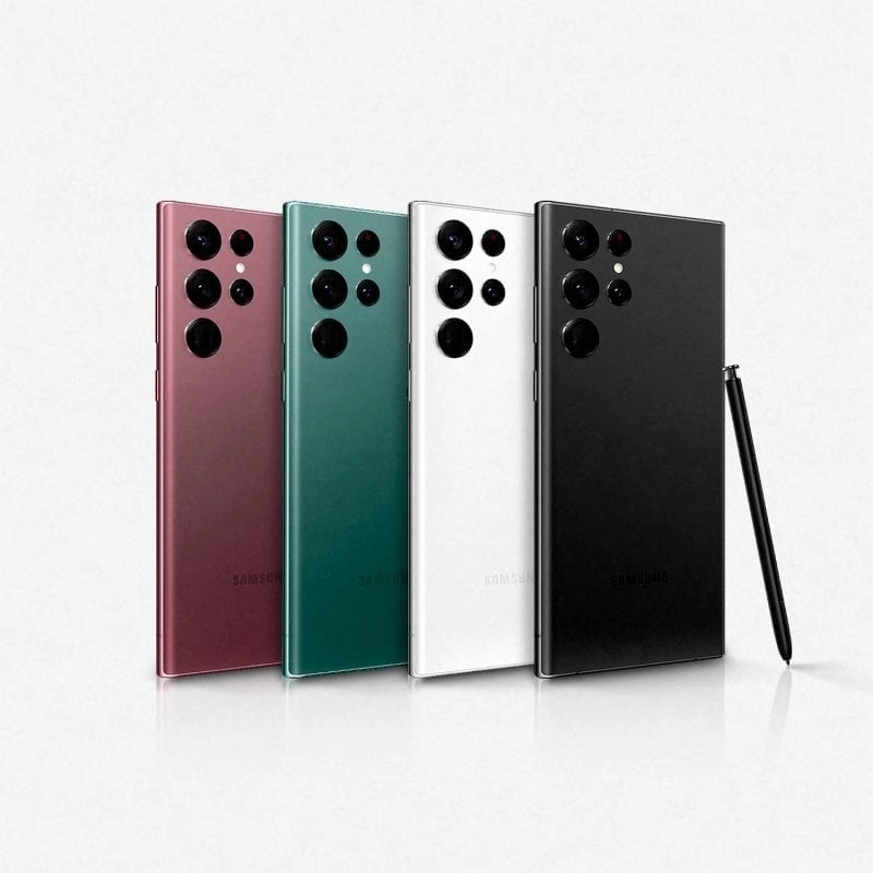 Samsung Galaxy S22 Ultra SM-S908B 17,3 cm (6.8") Dual-SIM Android 12 5G USB Typ-C 12 GB 256 GB 5000 mAh Weiß