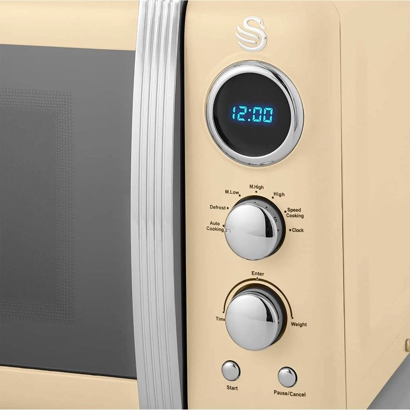 Swan Retro SM22030CNEU Mikrowelle 20L 800W Creme