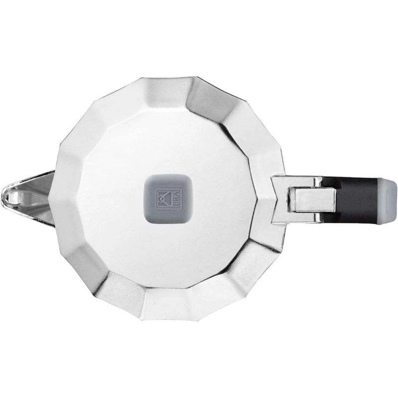 Kaffeemaschine Italienisch BRA Perfecta 12 Tassen Full Induktion Alu Ergonomisch