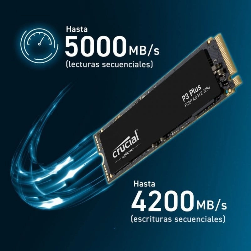 Crucial P3 Plus 2 TB SSD M.2 3D NAND NVMe PCIe 4.0
