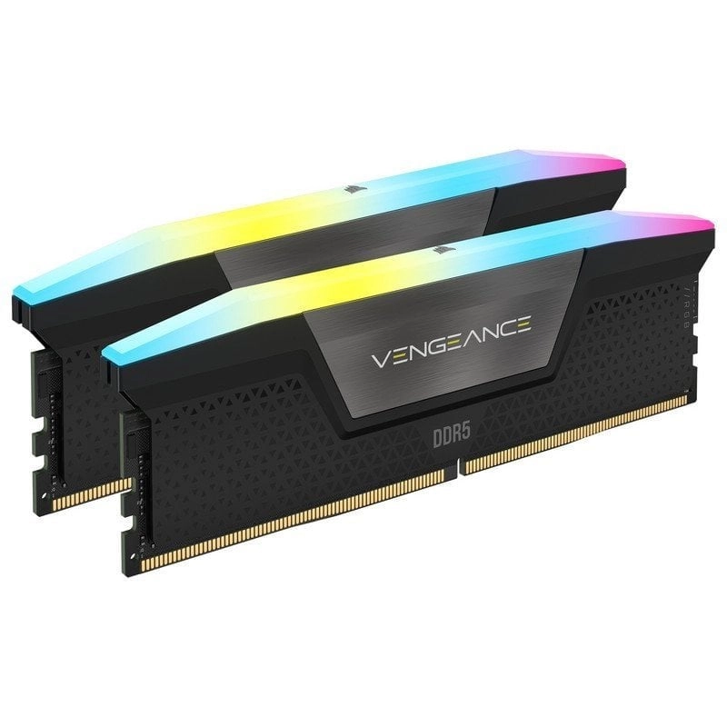 Corsair Vengeance RGB DDR5 6000 MHz PC5-48000 64 GB 2 x 32 GB CL30 Schwarz