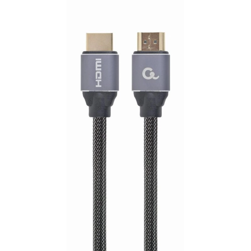 HDMI Kabel Gembird CCBP-HDMI-5M 5m 4K UHD 2.0 Nylon Grau Goldkontakte