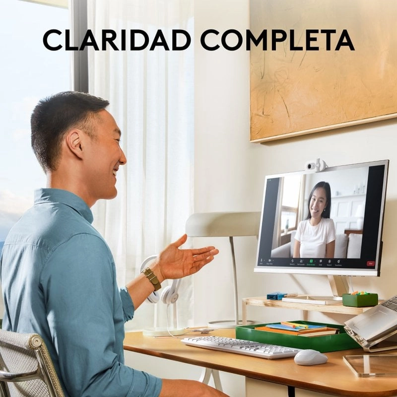 Logitech Brio 100 Webcam FullHD Weiß