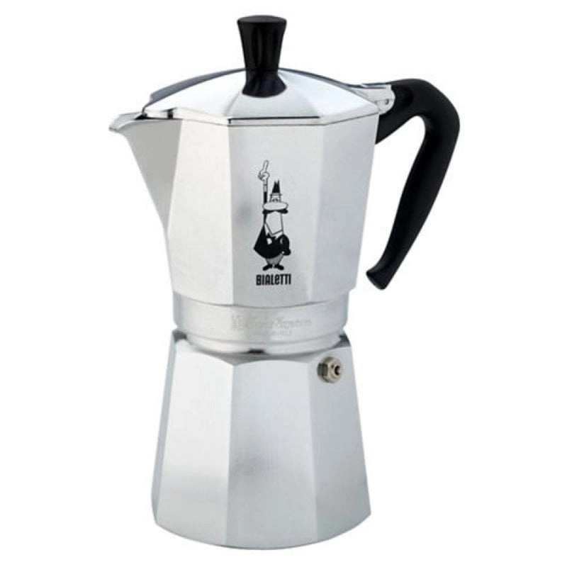 Kaffeemaschine Moka Italienisch Bialetti Moka Express 0,775L 12 Tassen Aluminium Schwarz