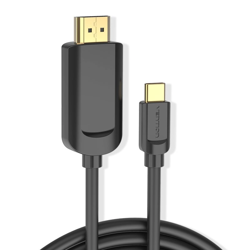 Vention HDMI-auf-USB-C-Kabel 2 m, Schwarz