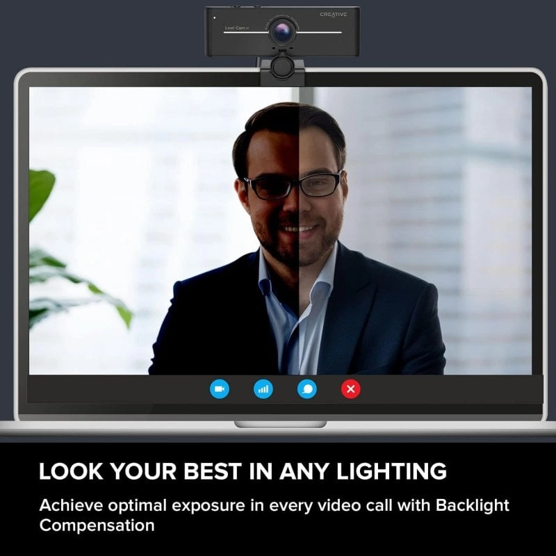 Kreatives Leben! CAM Sync 4K UHD Webcam mit Gegenlichtkompensation