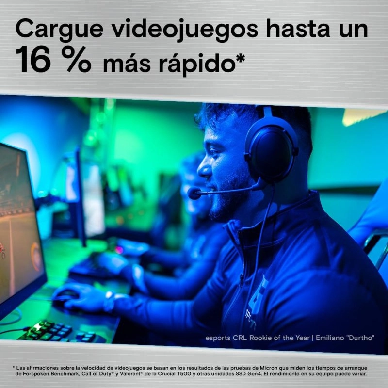 Crucial T500 500 GB SSD M.2 PCI Express 4.0 TLC NVMe