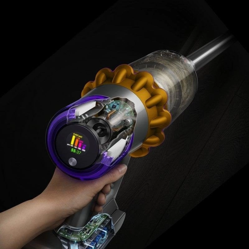 Akku Staubsauger Dyson V15 Detect Absolute 660W 60 Minuten Anti-Tangle Laser-LED 0,76L