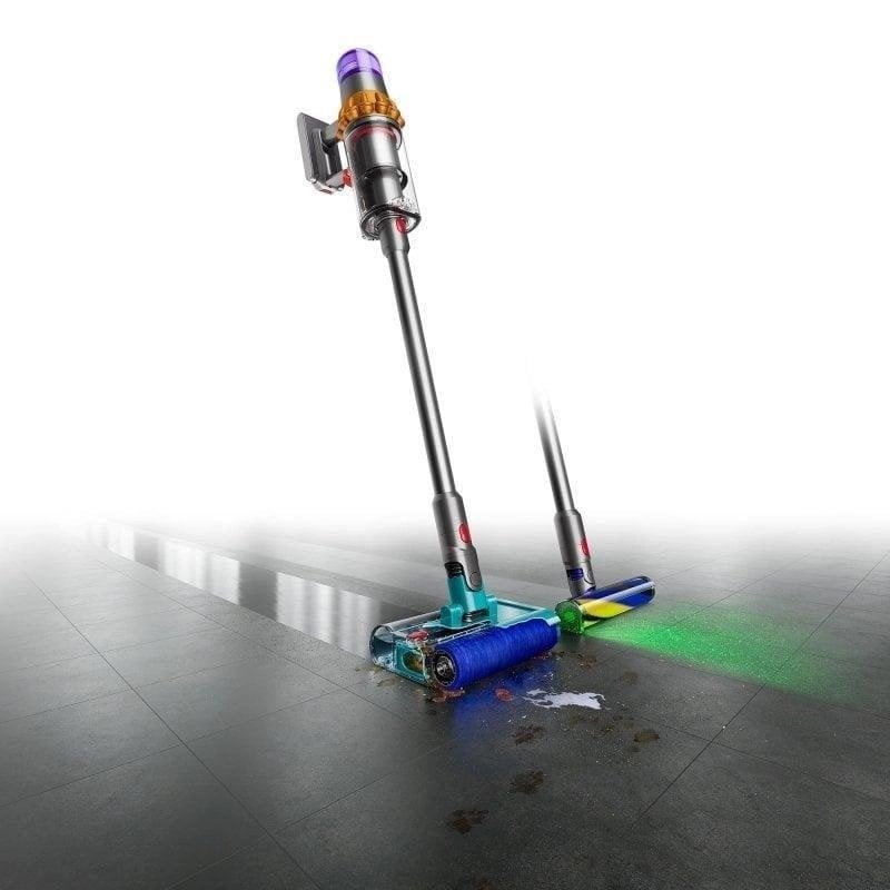 Akku Staubsauger Dyson V15s Detect Submarine 660W 60 Minuten Tierhaare Allergiker Nassreinigung 0,76L