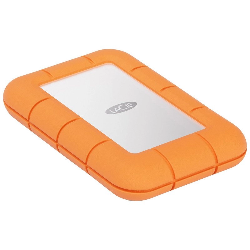 LaCie STMF1000400 Externes Solid State Drive 1 TB USB Typ-C USB 3.2 Gen 2x2 Grau, Orange