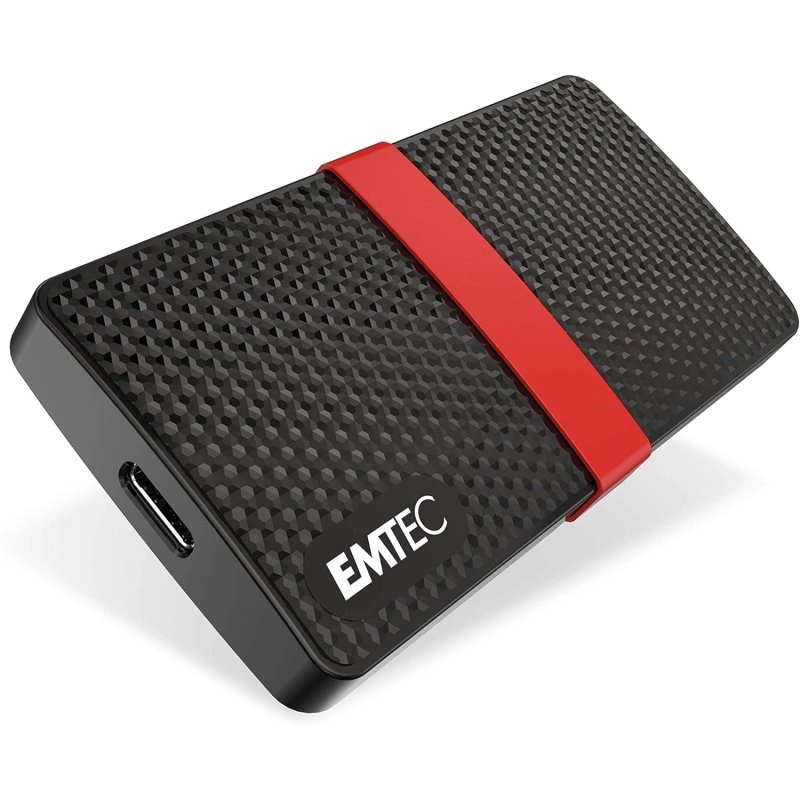 Emtec X200 1 TB USB Typ-C 3.2 Gen 1 (3.1 Gen 1) Schwarz, Rot