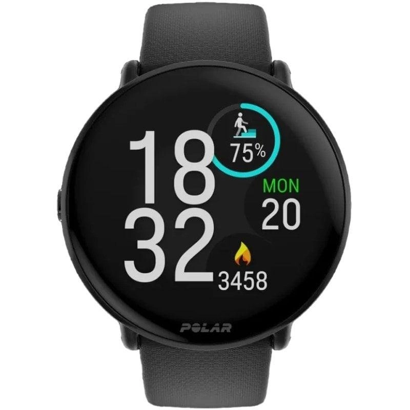Polar Ignite 3 Bluetooth GPS 43mm AMOLED Schwarz S/L Wasserdicht bis 30m Herzfrequenz Schlaftracking