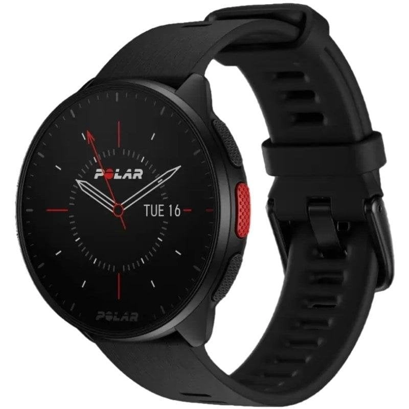Polar Pacer GPS Bluetooth 45mm MIP Schwarz 7 Tage Akkulaufzeit Herzfrequenzmonitor Wasserfest WR50
