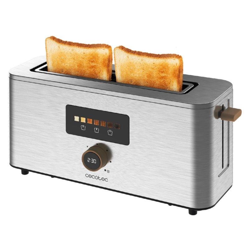 Cecotec Touch&Toast Extra Vertikaltoaster mit langem Schlitz 1000W