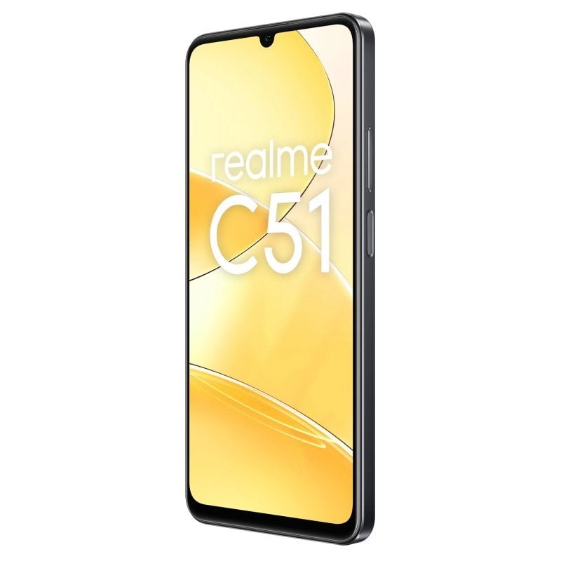 Realme C51 6/256 GB, 33 W, Schnellladung, Schwarz