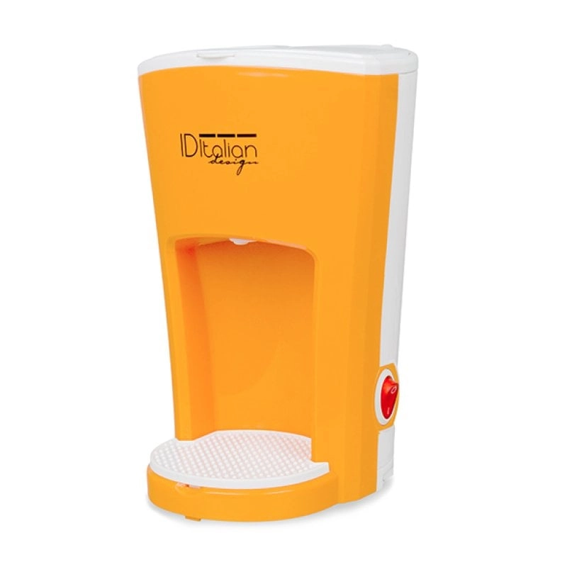 Italian Design Total Funny Pro Tropfkaffeemaschine, 1 Portion, Orange/Weiß