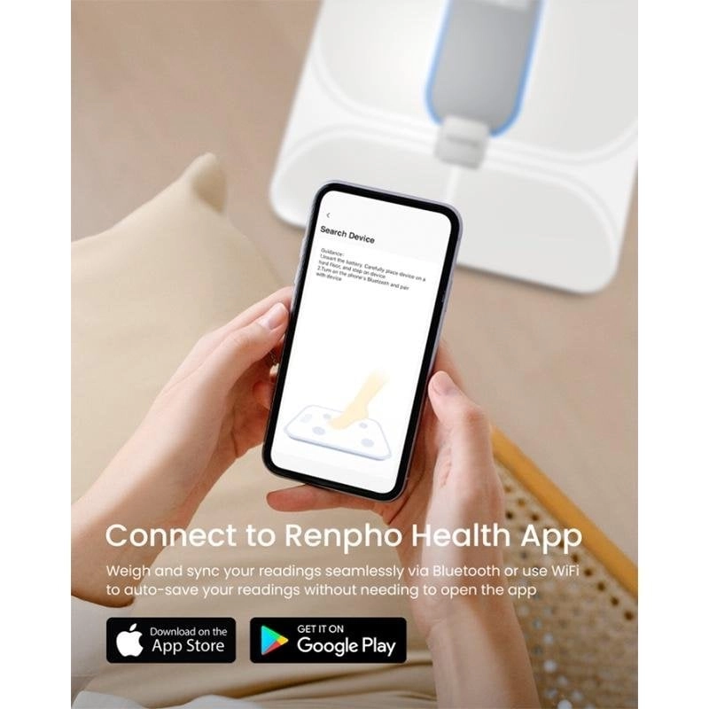 Renpho Elis Aspire C Smart Personenwaage Weiß