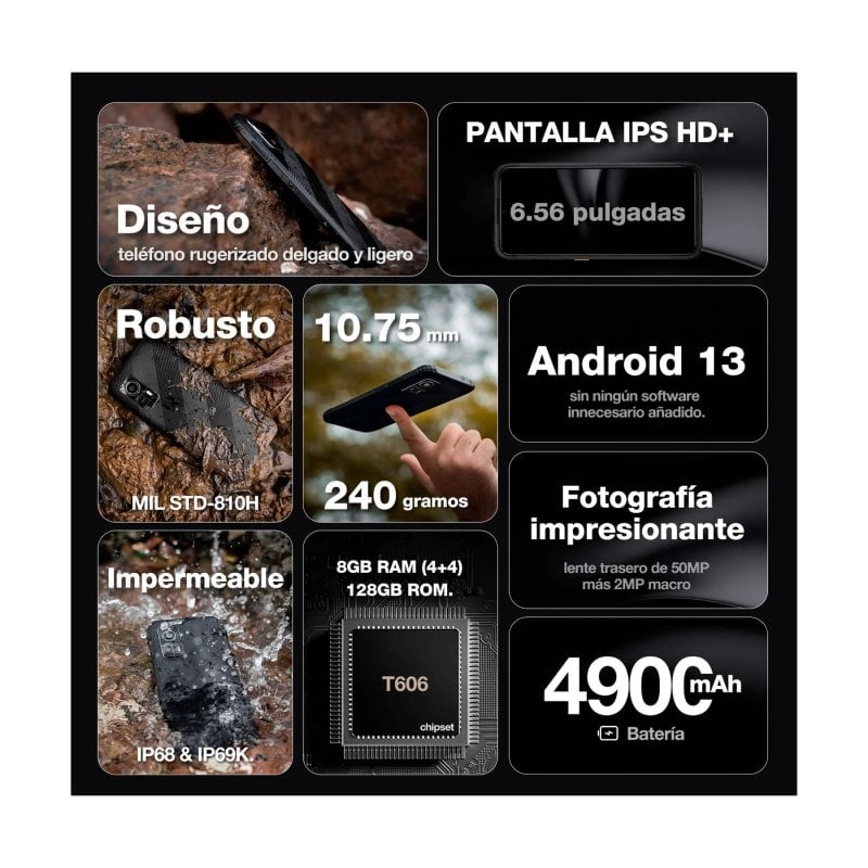 AGM H6 Lite 4G 4/128 GB Grau