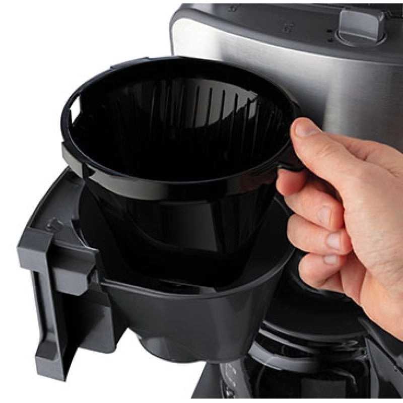 Russell Hobbs Grind and Brew Glaskaraffe Automatische Kombinationskaffeemaschine 1,25 l