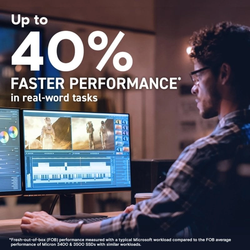 Crucial® T705 4 TB PCIe Gen5 NVMe M.2 SSD-Laufwerk