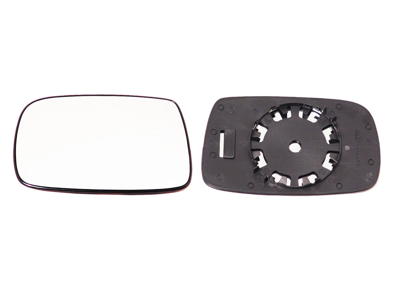 ALKAR Außenspiegelglas 6401268 Spiegelglas,Spiegelglas, Außenspiegel TOYOTA,Yaris Schrägheck (_P1_)