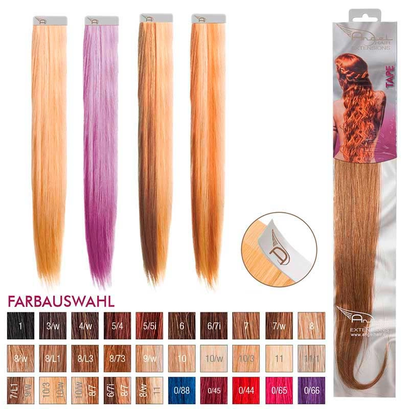 Angel Hair Tape Extension 8/w Hellblond warm (4 Stueck)