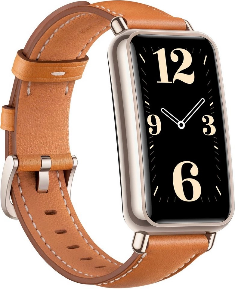 HUAWEI WATCH FIT mini Mocha Brown | AMOLED-Farbdisplay | 5-ATM-Wasserbeständigkeit | Bis zu 14 Tage Akkulaufzeit | Abschalterinnerung | Erinnerungen & Warnung