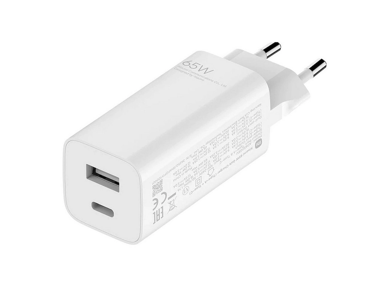 Xiaomi Mi Fast Charger with GaN Tech - Netzteil (USB, USB-C) weiß |