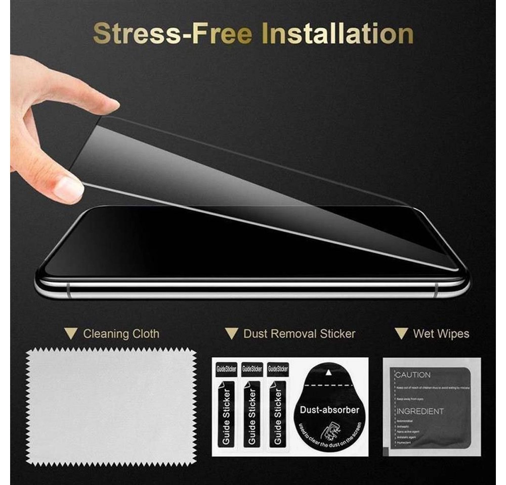 Cadorabo Panzer Folie für HTC Desire 12 Schutzfolie in KRISTALL KLAR Gehärtetes (Tempered) Display-Schutzglas in 9H Härte mit 3D Touch Kompatibilität