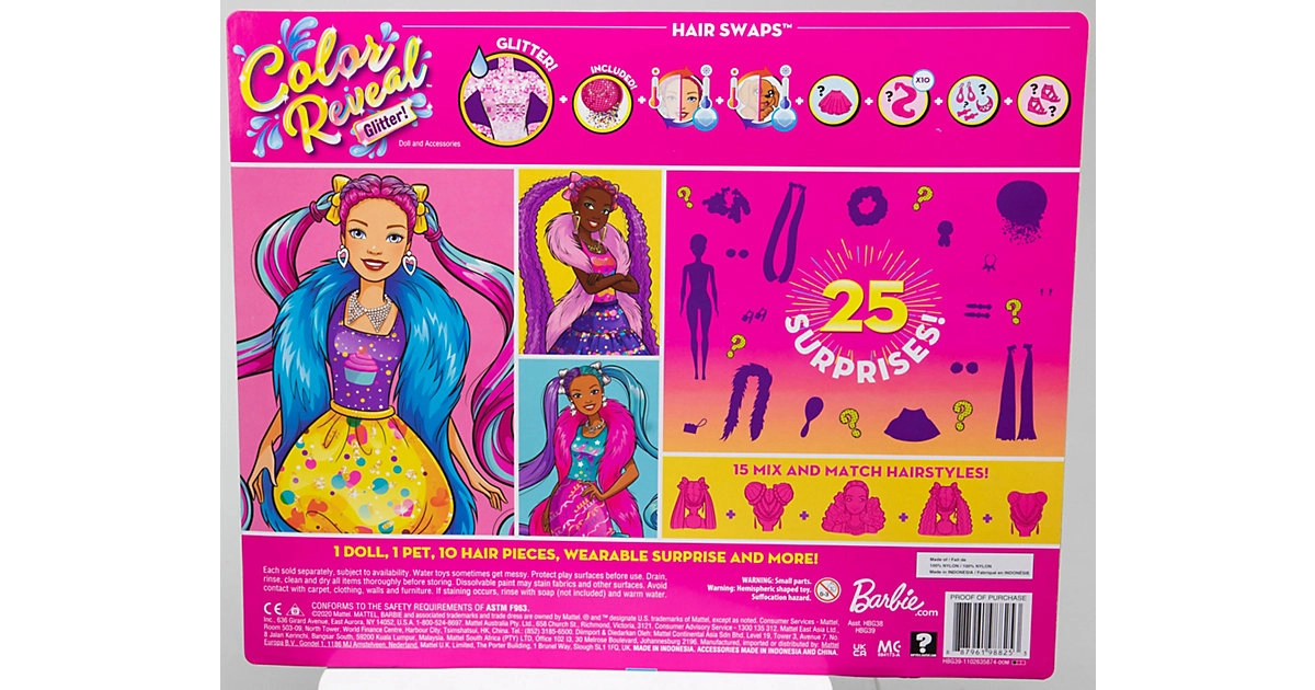 Barbie Color Reveal Hair Feature Spielset - Cupcake