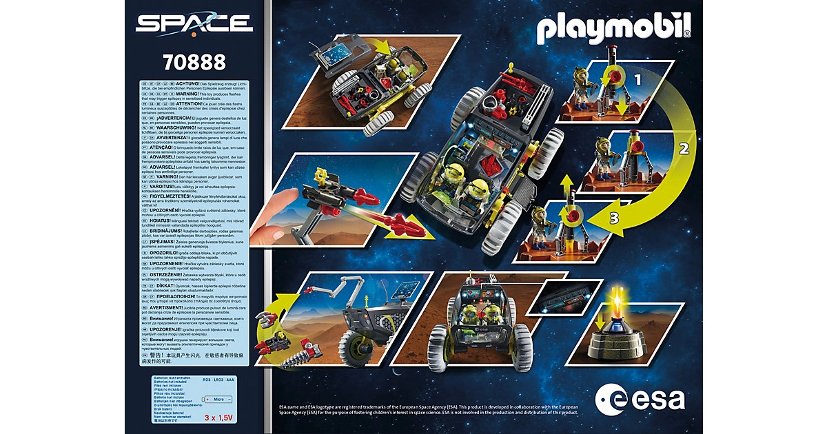 PLAYMOBIL® 70888 Mars-Expedition mit Fahrzeugen