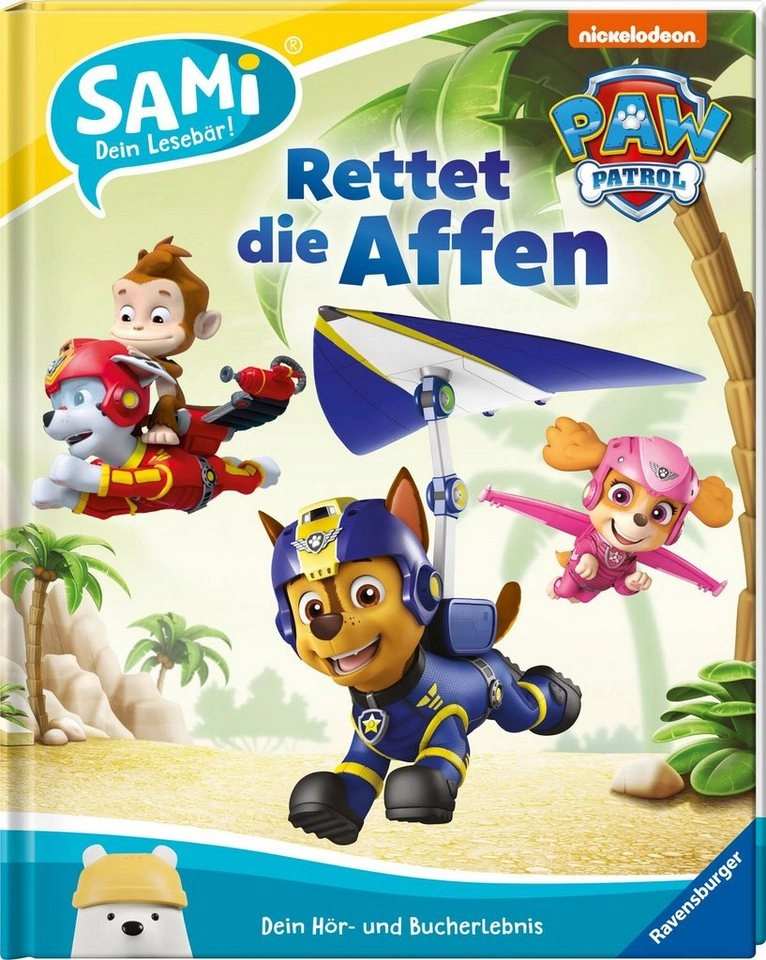 Ravensburger SAMi Dein Lesebär Paw Patrol: Rettet die Affen