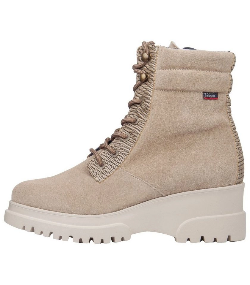 CallagHan »Stiefelette Leder/Textil« Schnürstiefelette