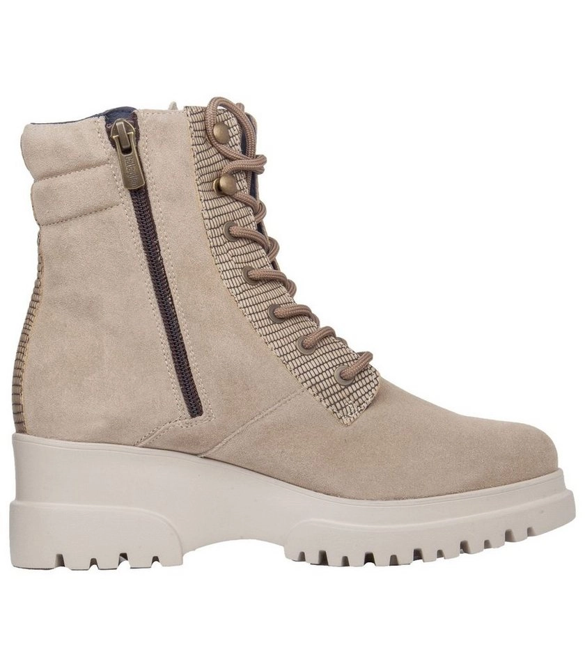 CallagHan »Stiefelette Leder/Textil« Schnürstiefelette